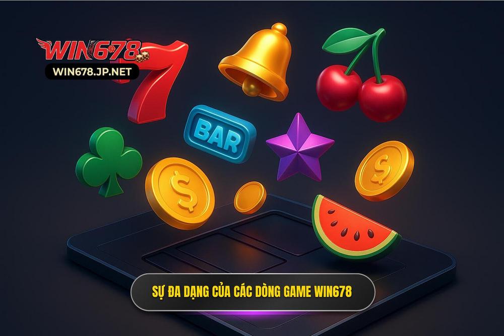 2.sự đa Dạng Vượt Trội Của Các Dòng Slot Game Win678