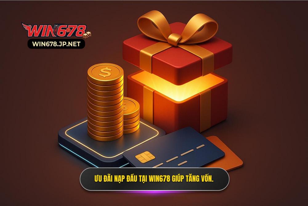 3.Đòn Bẩy Tài Chính Từ ưu đãi Nạp đầu Win678